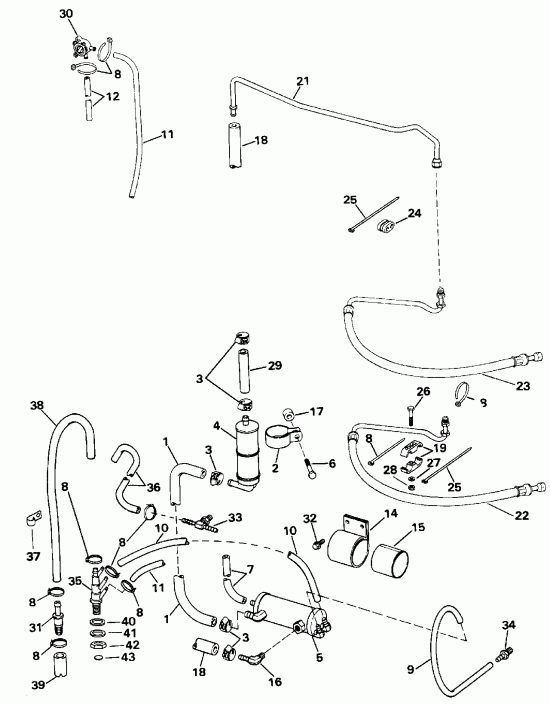 �������� ��������� ����� EVINRUDE VE200SLENS 1992  - wer ������� ������� Gro���� / wer Steering Group