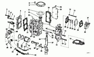 ������ ��������� (�����) - Evinrude (Engine Cover - Evinrude)