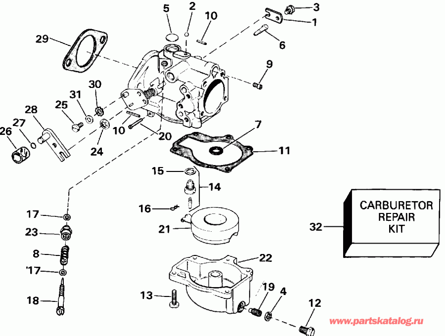 ��������� Evinrude VE50TELENM 1992  - All 50 Models Early P����uction