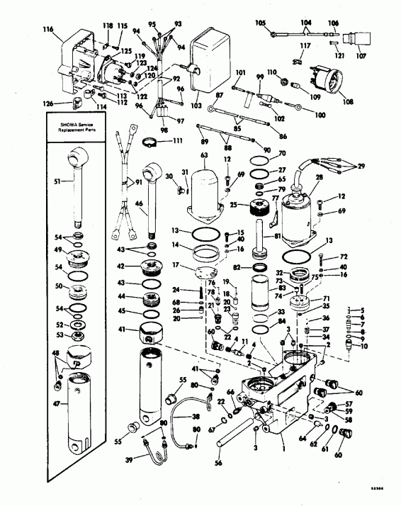 �������� ��������� ����� EVINRUDE E140TXETC 1993  - 