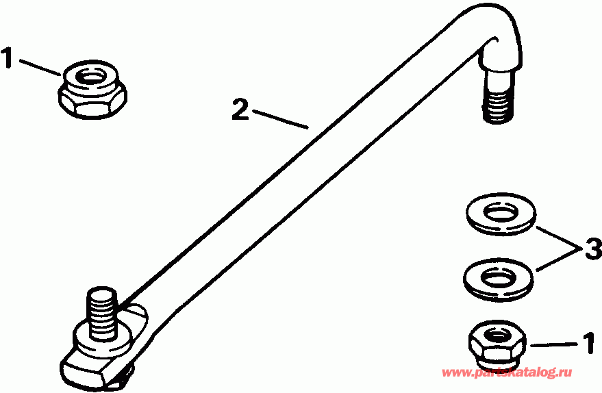 ��������� ����� Evinrude E150NXATS 1993  - eering Link Kit / ee������ ����������� Kit