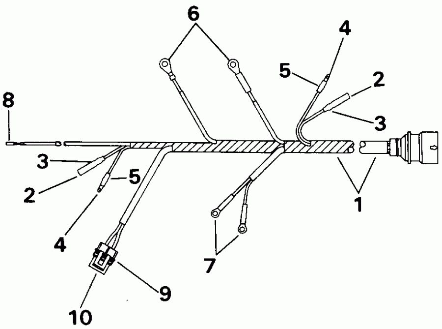  Evinrude E15EETB 1993  - tor ������ / tor Cable