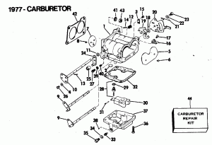 ������ ��������� (�����) - Johnson - 200tx, 200cx, 225 (Engine Cover - Johnson - 200tx, 200cx, 225)