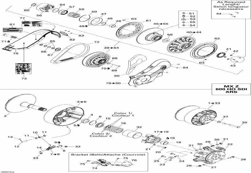 BRP MX Z XRS 600 HO SDI, 2007 - Pulley System 600 Ho Sdi