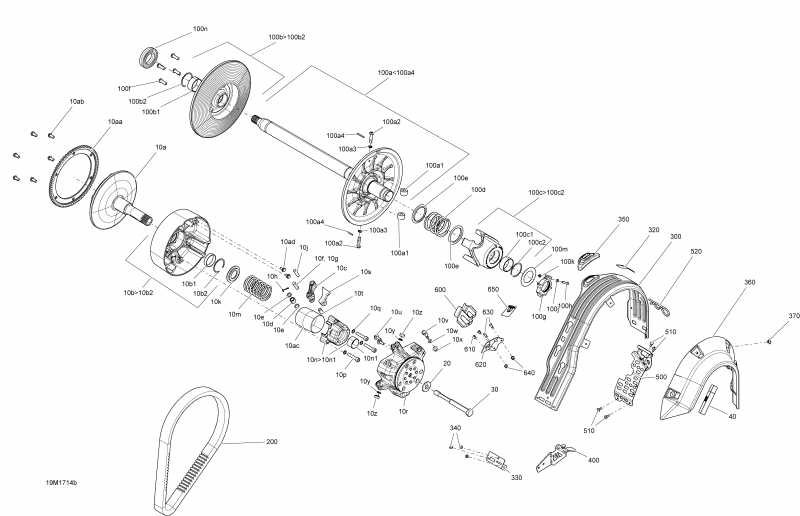 Ski Doo  TUNDRA - 2-STROKE - XTREME, 2017 - Pulley System All Models