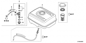 E-40   ( ) (E-40 Other Parts (Fuel Tank))